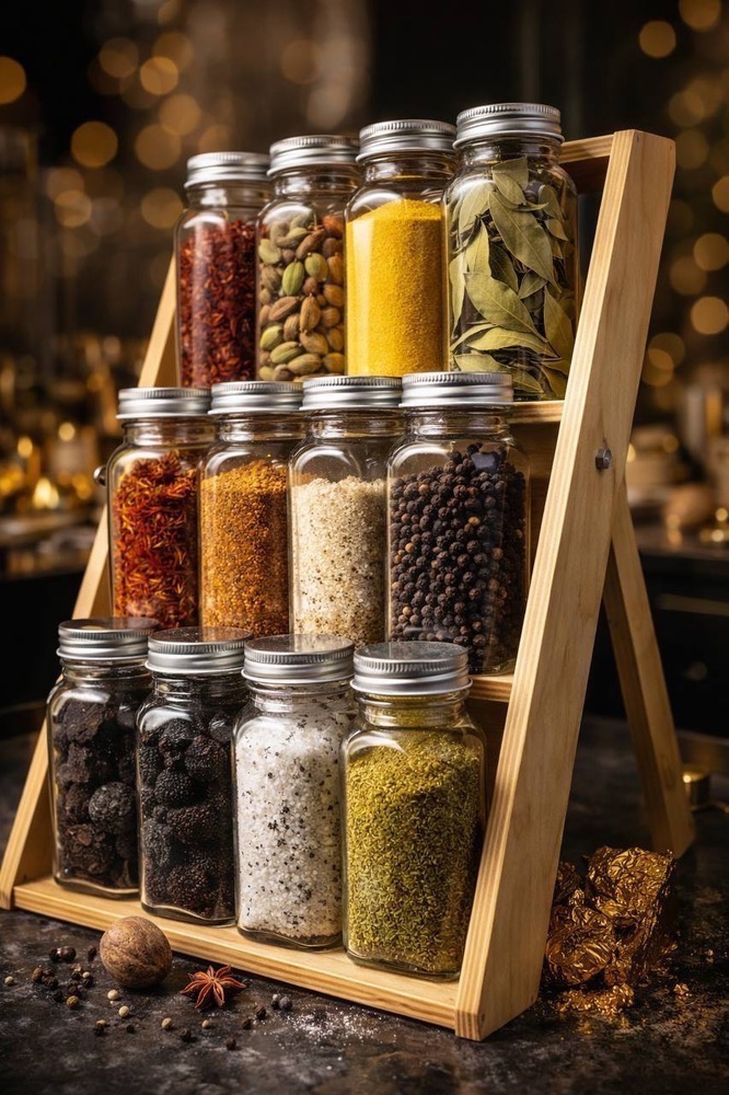 جا ادویه ۱۲ عددی ایستاده و داخل کابینتی✨