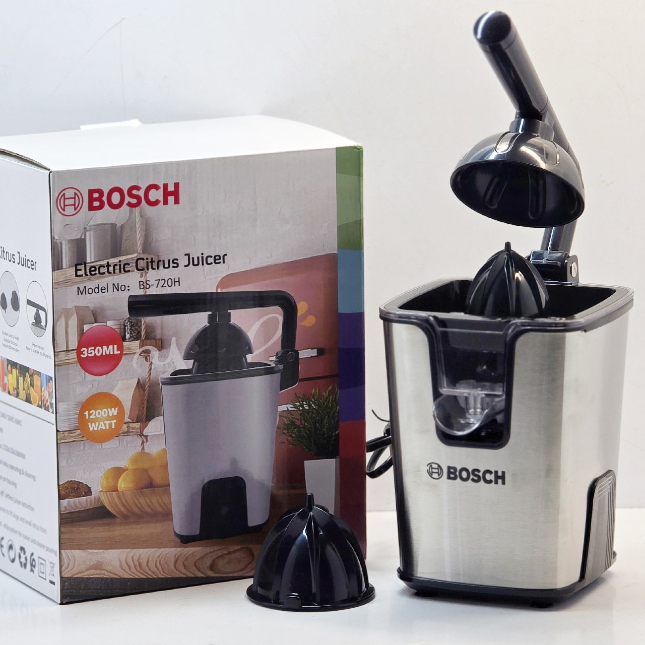 ✅ آب مرکبات گیری BOSCH       🔺code:720  🔺350 میلی لیتر  🔺1200 وات 🔺ساخت چین🇨🇳