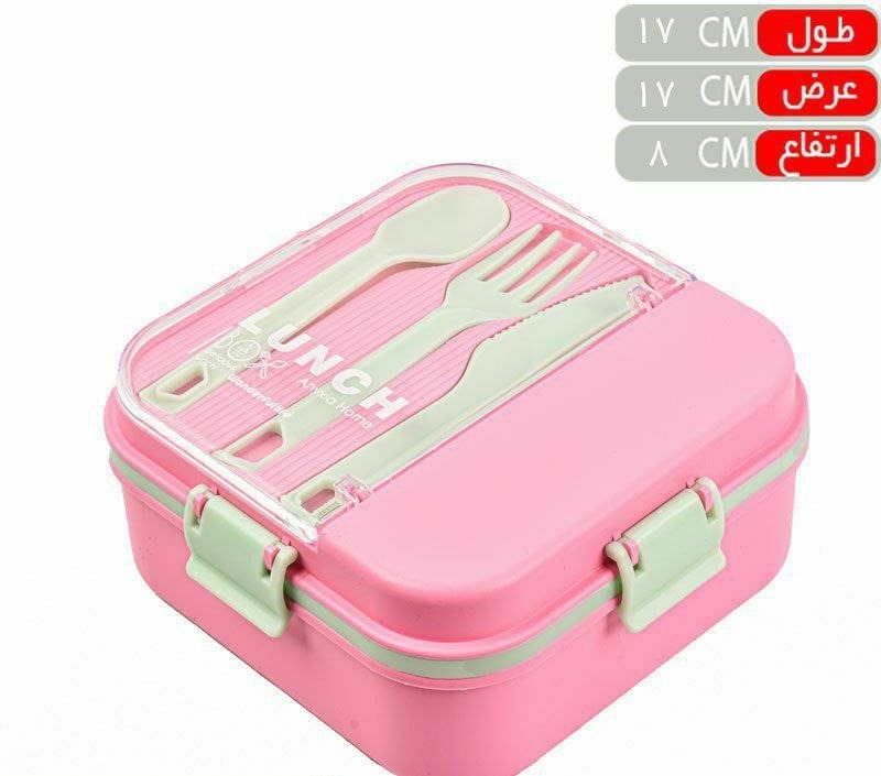 📌لانچ باکس مربع لیدیا 101📌